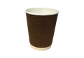 250ml Premium Brown Ripple Wall Paper Cup