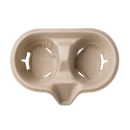 Biodegradable Fibre 2 Cup Carrier