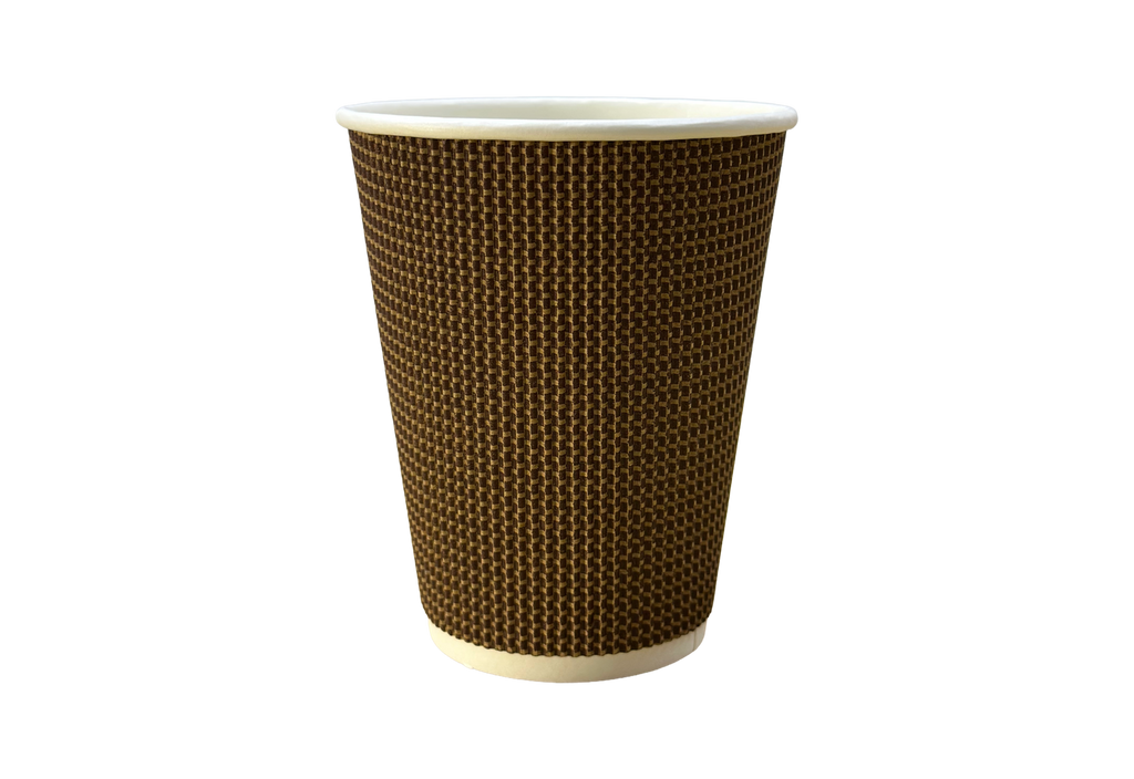 350ml Premium Brown Ripple Wall Paper Cup