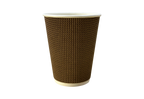 350ml Premium Brown Ripple Wall Paper Cup