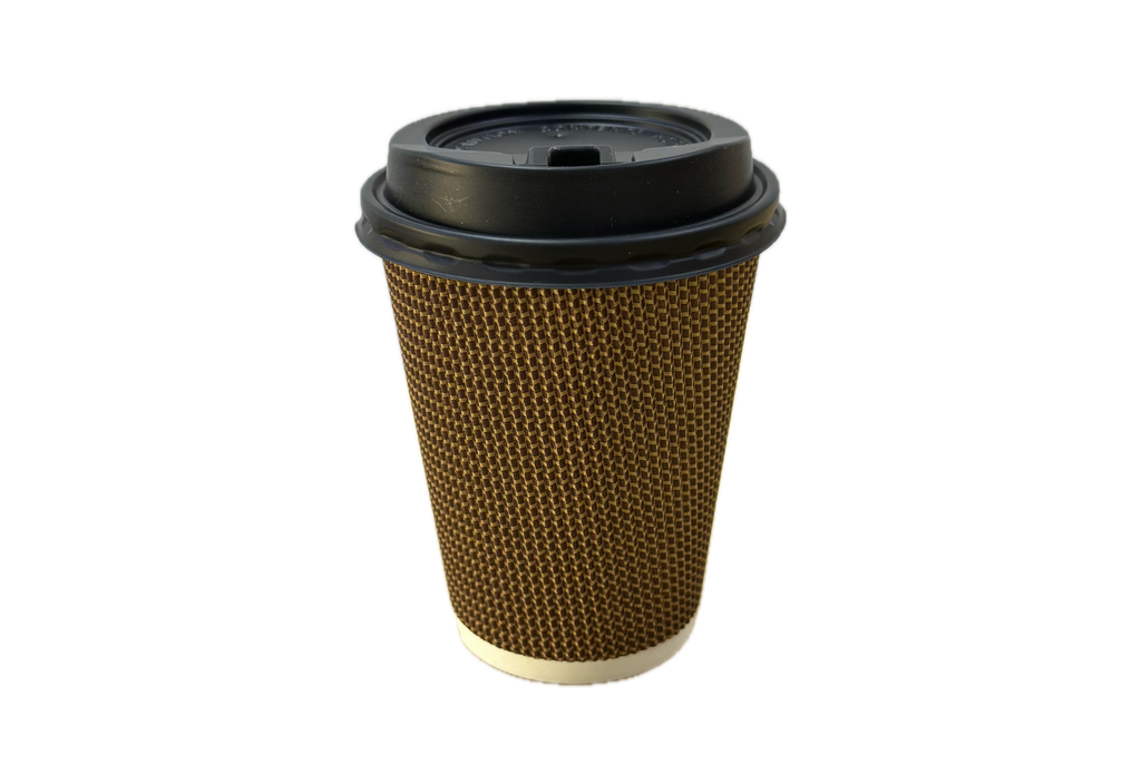 350ml Premium Brown Ripple Wall Paper Cup