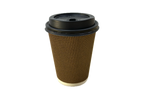 350ml Premium Brown Ripple Wall Paper Cup