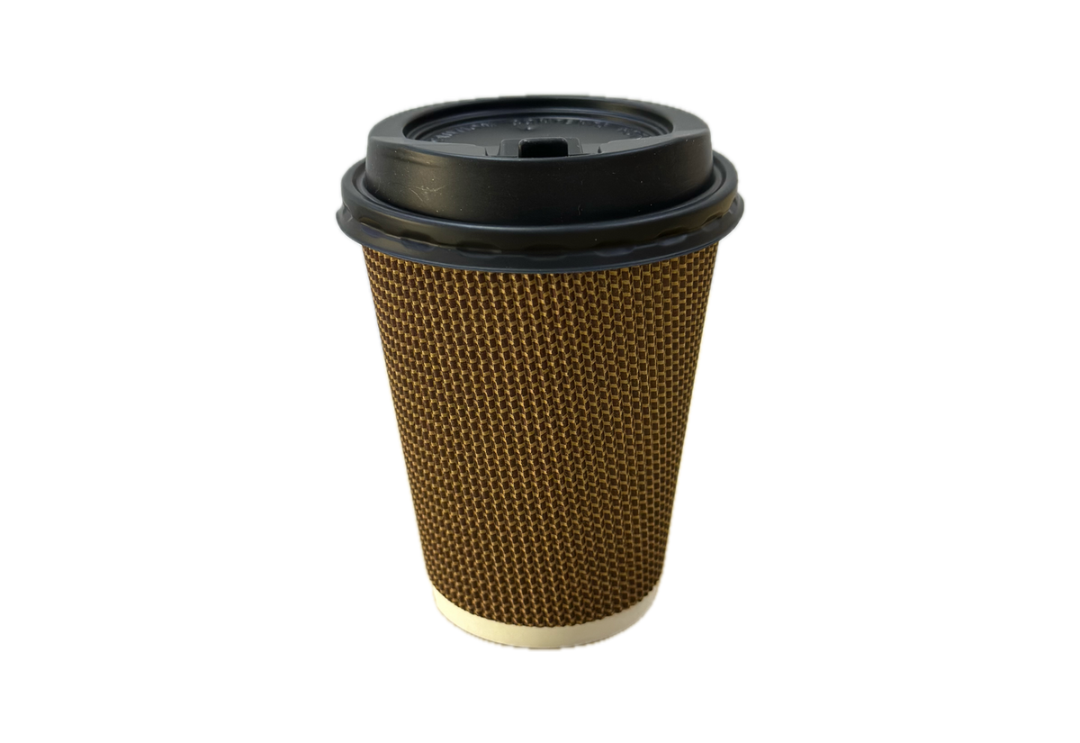 350ml Premium Brown Ripple Wall Paper Cup