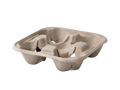 Biodegradable Fibre 4 Cup Carrier