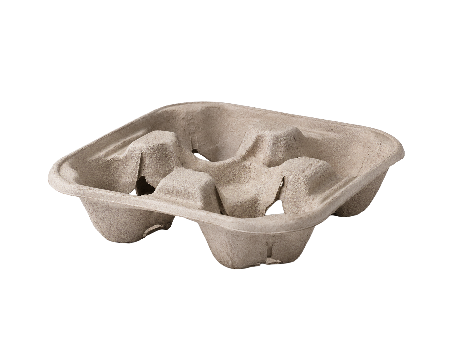 Biodegradable Fibre 4 Cup Carrier