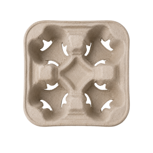 Biodegradable Fibre 4 Cup Carrier