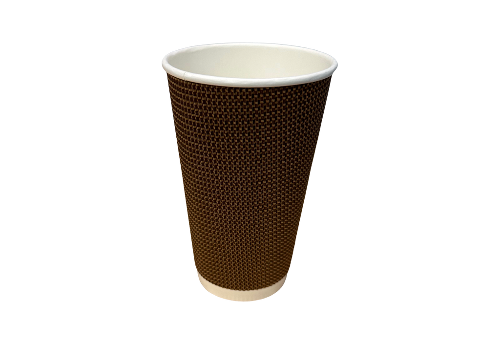500ml Premium Brown Ripple Wall Paper Cup