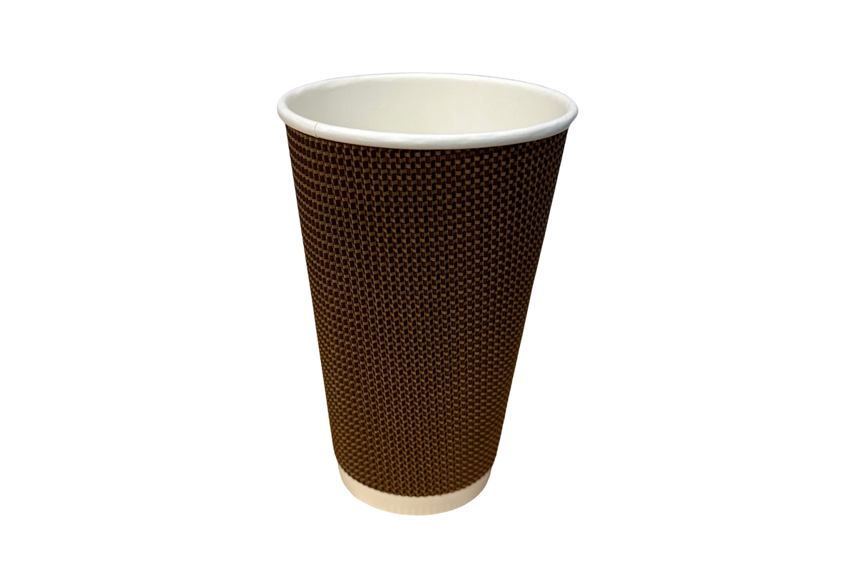 500ml Premium Brown Ripple Wall Paper Cup