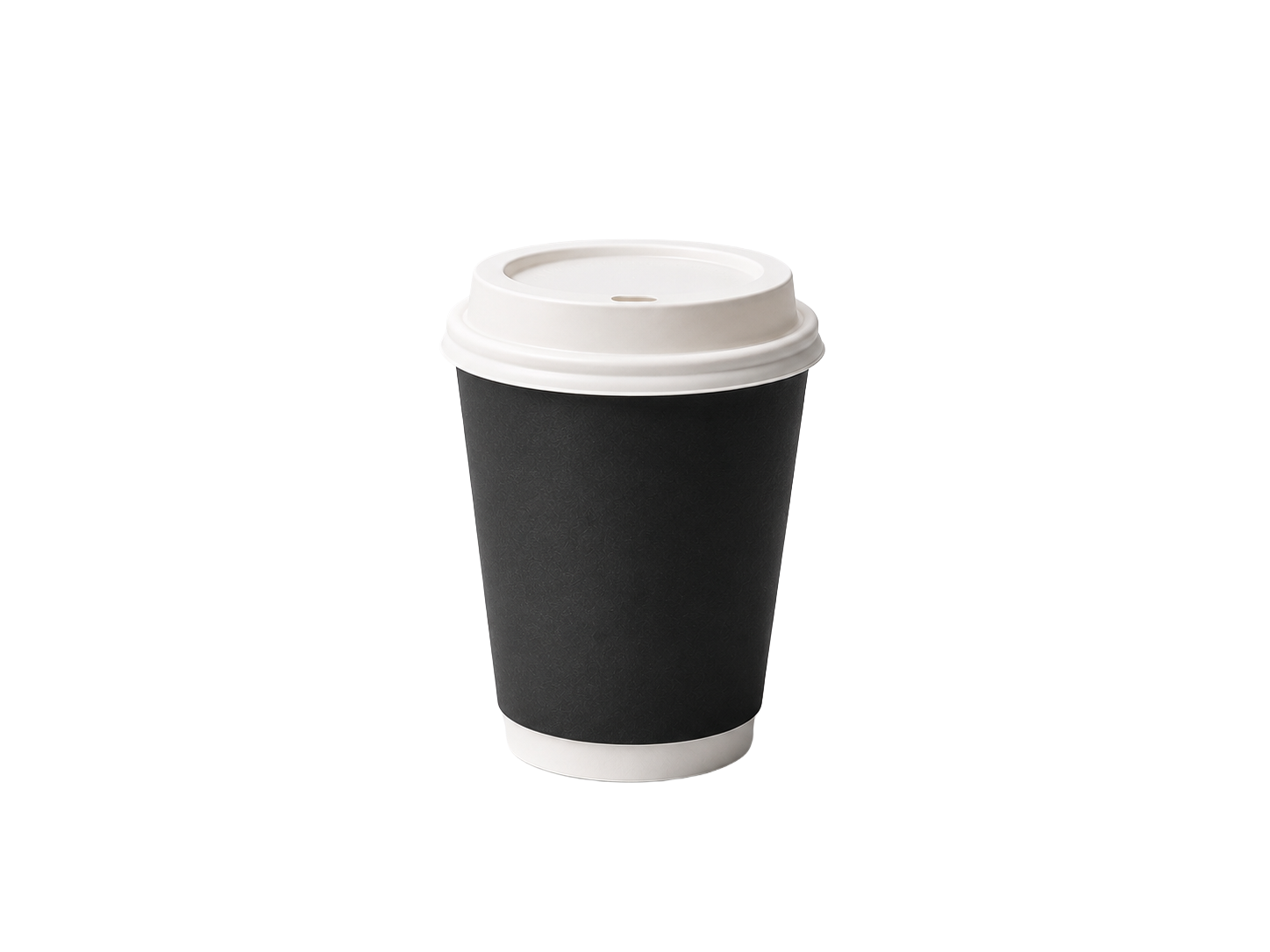 350ml Black Double Wall Paper Cup