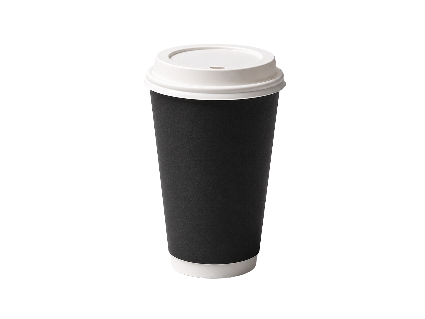 500ml Black Double Wall Paper Cup