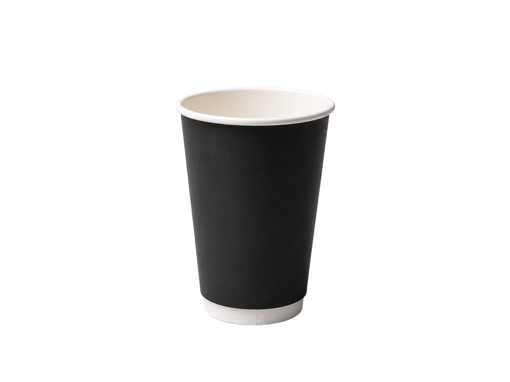 500ml Black Double Wall Paper Cup