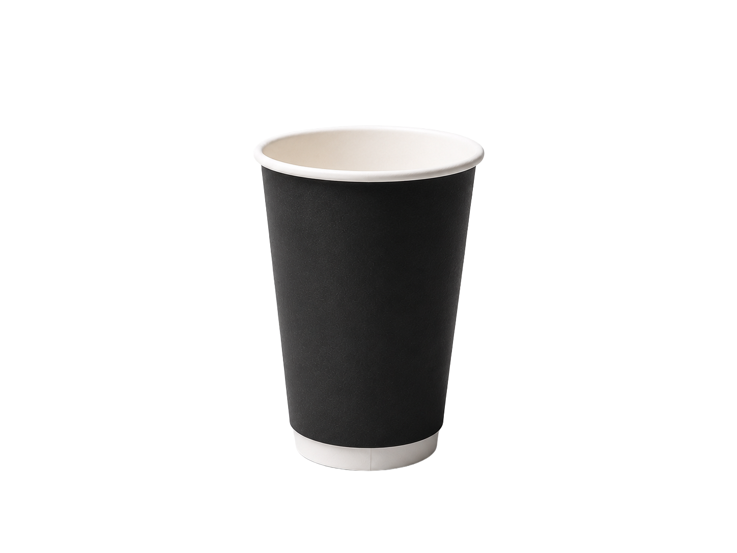 500ml Black Double Wall Paper Cup