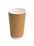 500ml Kraft Double Wall Paper Cup