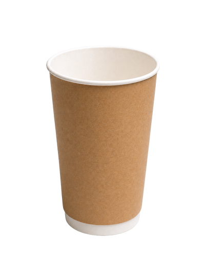 500ml Kraft Double Wall Paper Cup