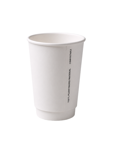 Bio 350ml Double Single Wall Cup