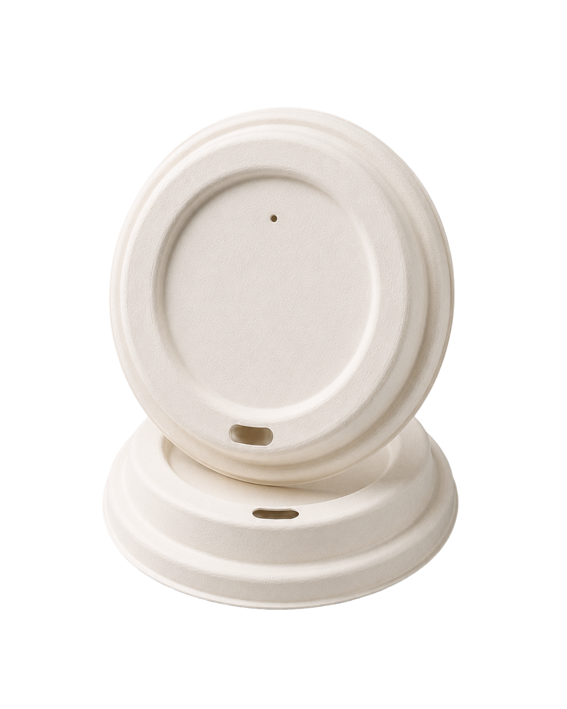 350/500ml White Sugarcane Sip Lid - 90mm