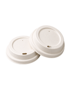 350/500ml White Sugarcane Sip Lid - 90mm