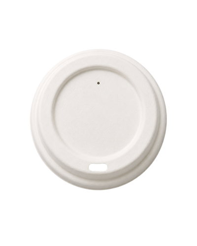 350/500ml White Sugarcane Sip Lid - 90mm