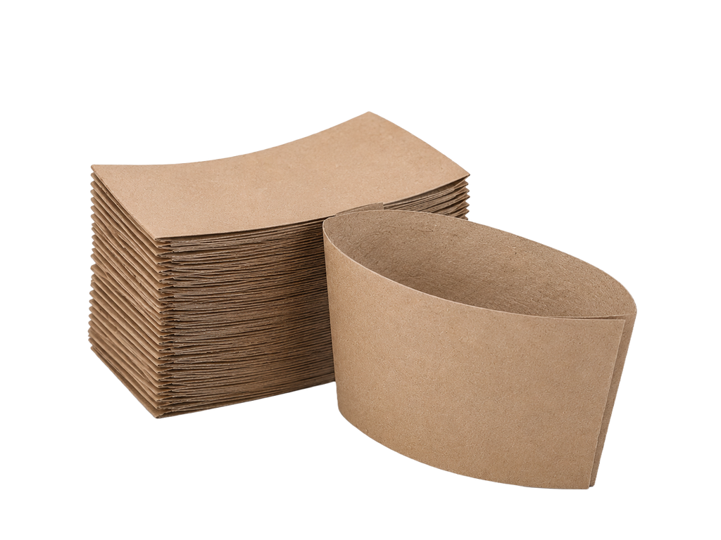 Kraft Coffee Cup Sleeves - 350/500ml