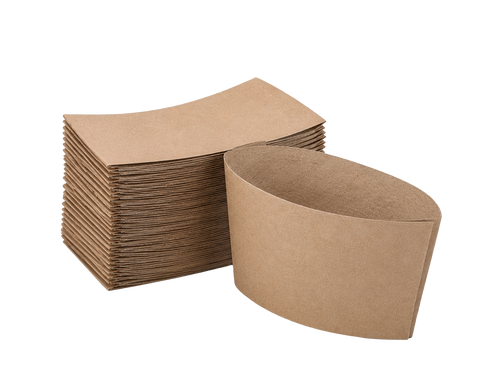Kraft Coffee Cup Sleeves - 350/500ml