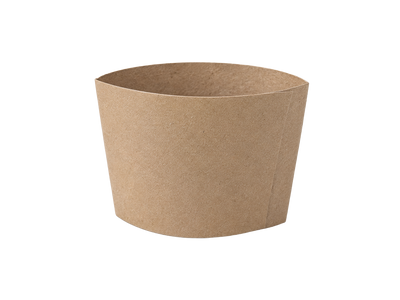 Kraft Coffee Cup Sleeves - 250ml
