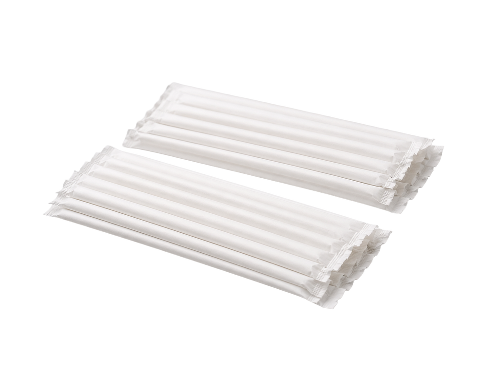 10mm PLA Straws - Wrapped
