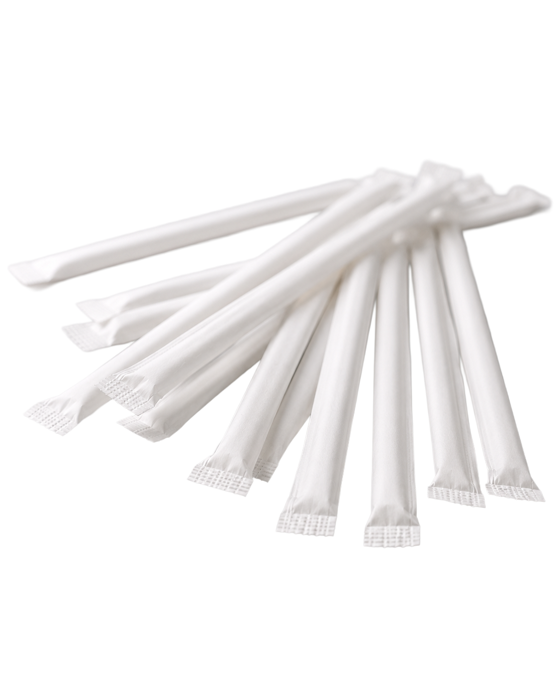 6mm Plastic Straws - Wrapped (1000)