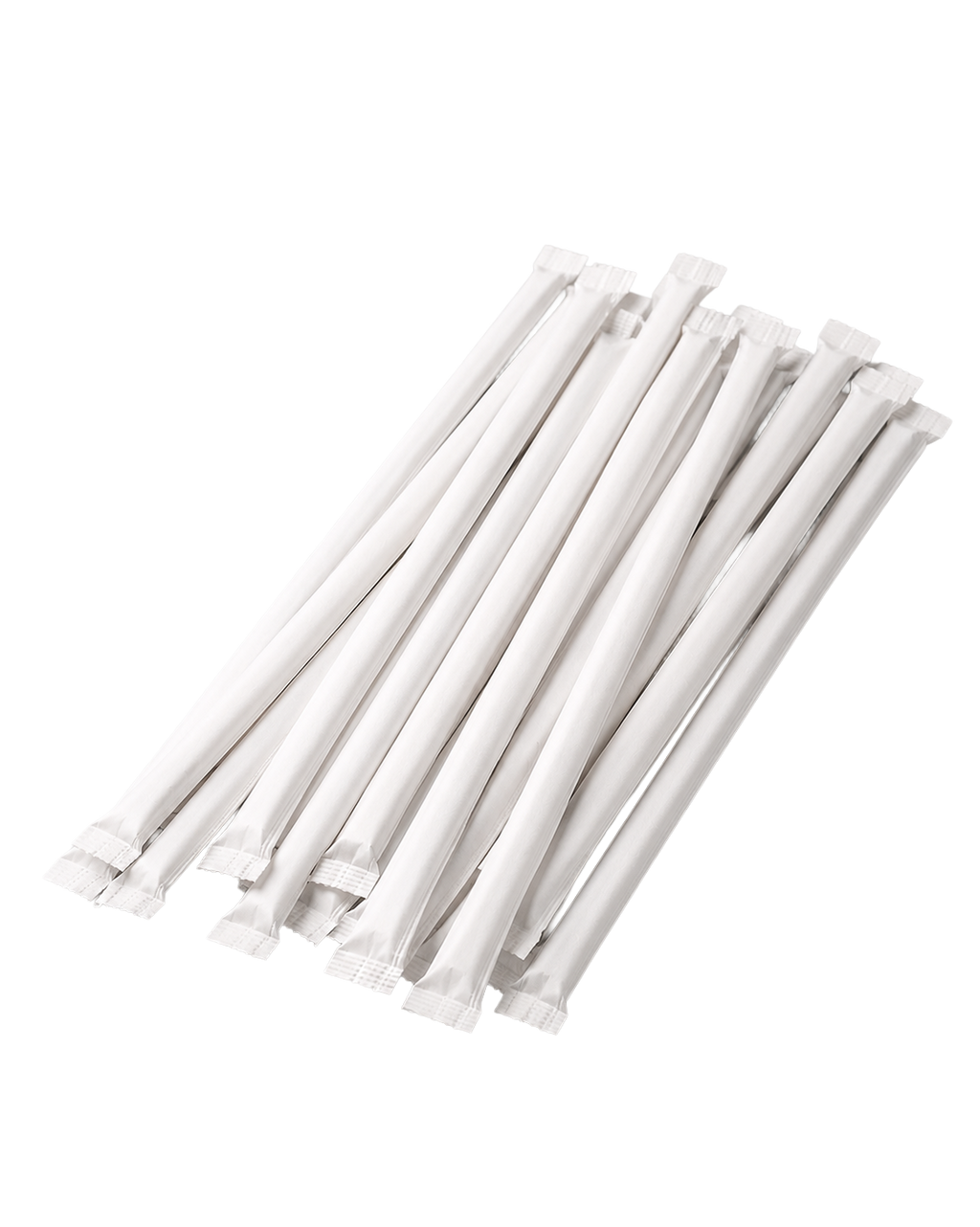 6mm Plastic Straws - Wrapped (1000)