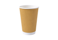 350ml Kraft Ripple Wall Paper Cup