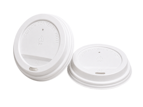 250ml White Sip Lid - 80mm