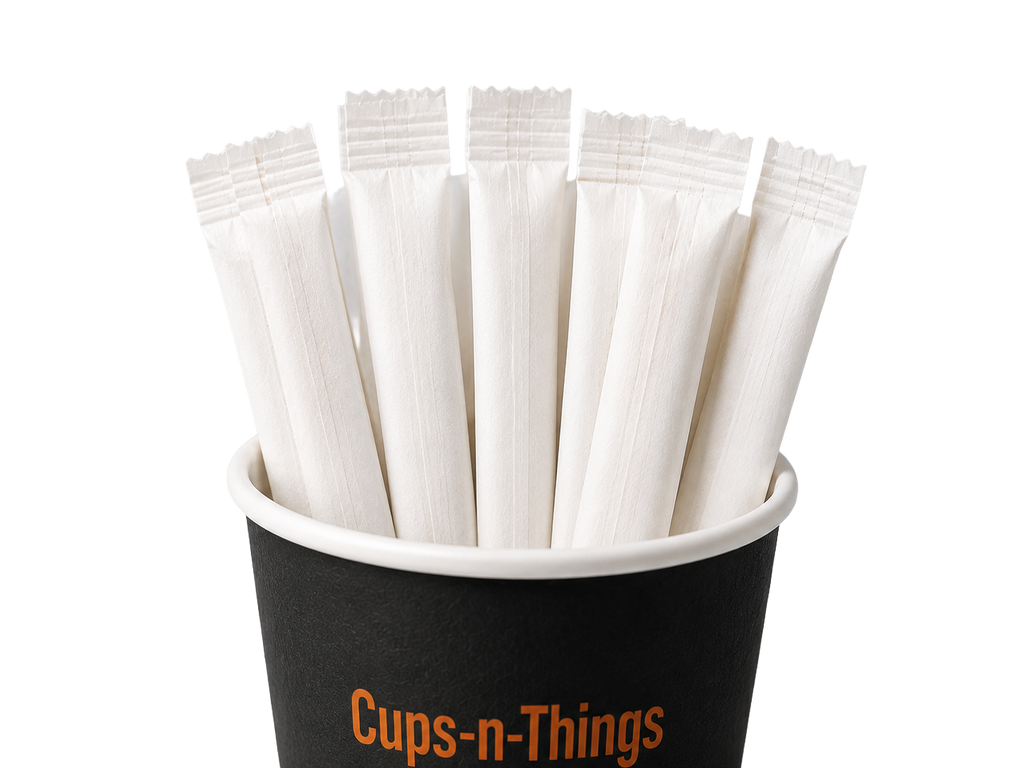 Wooden Stir Sticks (14cm) - Wrapped (1000)