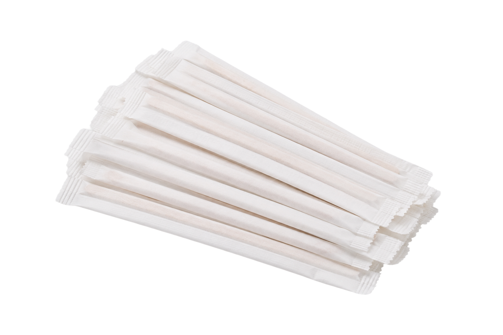 Wooden Stir Sticks (14cm) - Wrapped (1000)