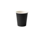250ml Black Single Wall Paper Cup