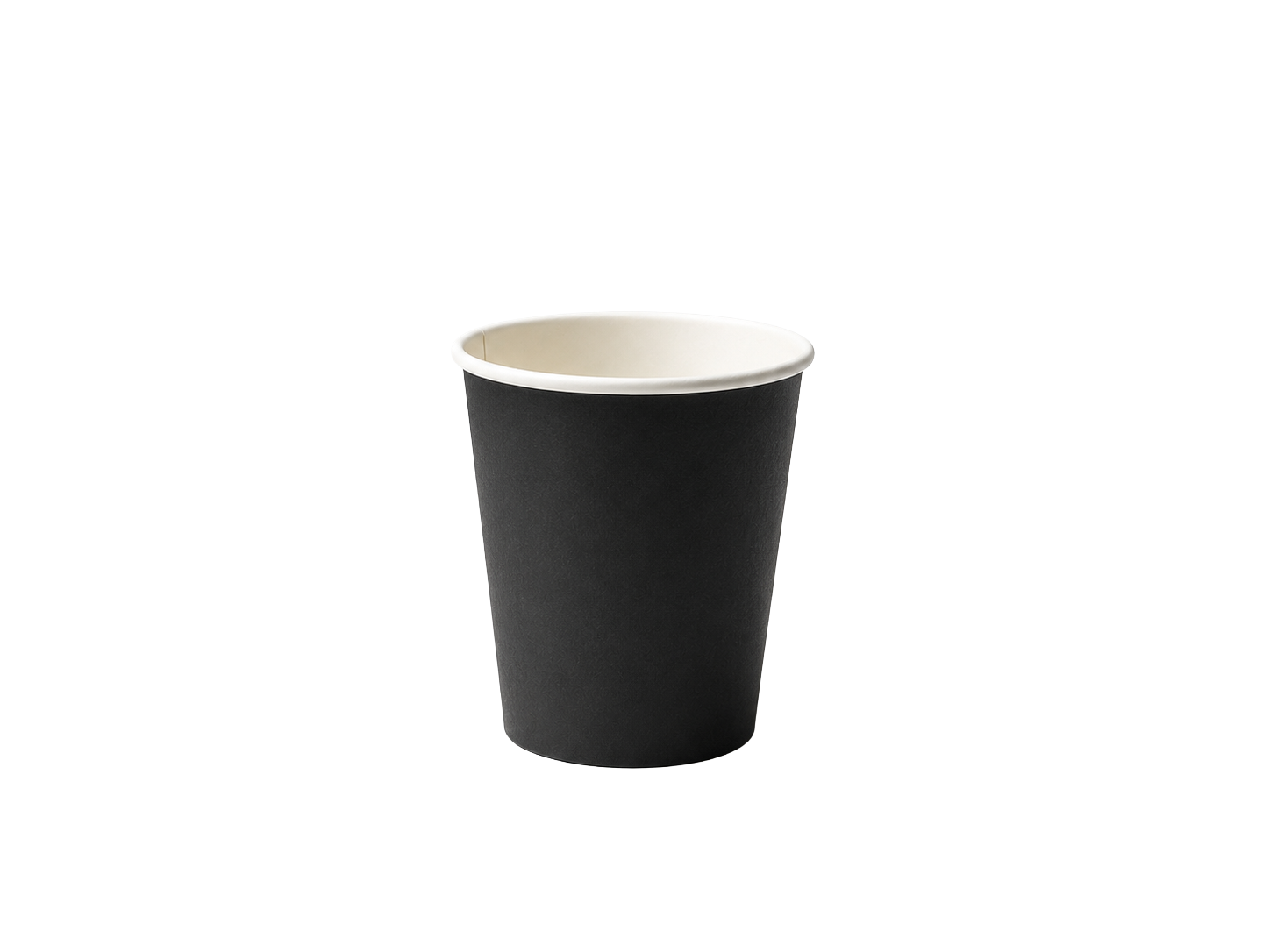 250ml Black Single Wall Paper Cup