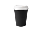 350ml Black Single Wall Paper Cup