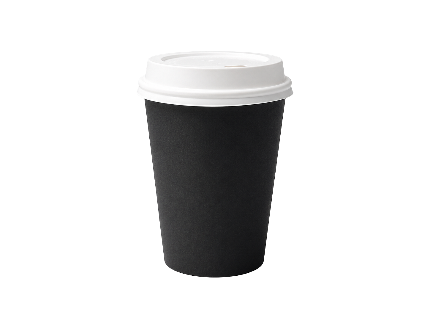 350ml Black Single Wall Paper Cup