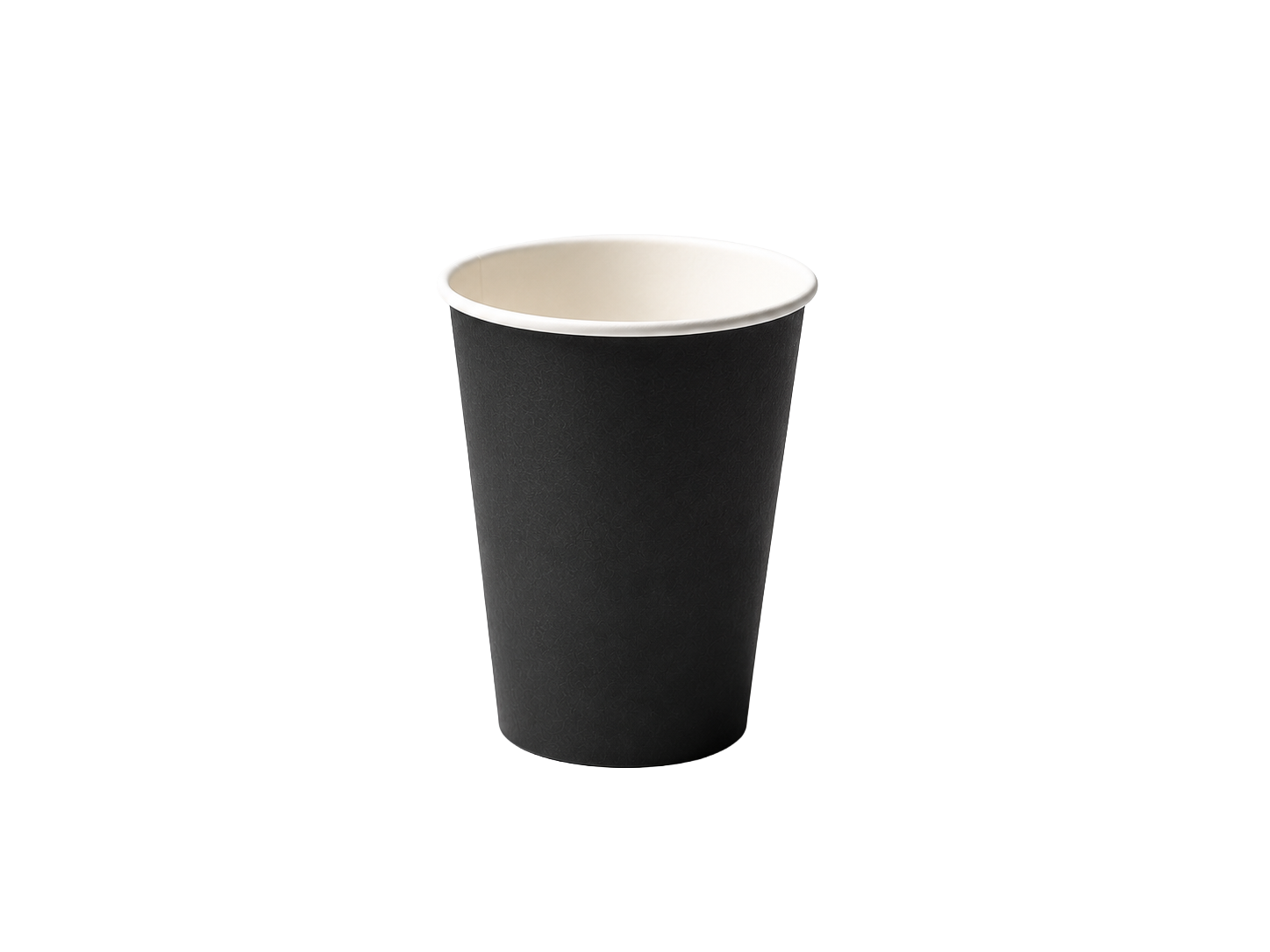 350ml Black Single Wall Paper Cup