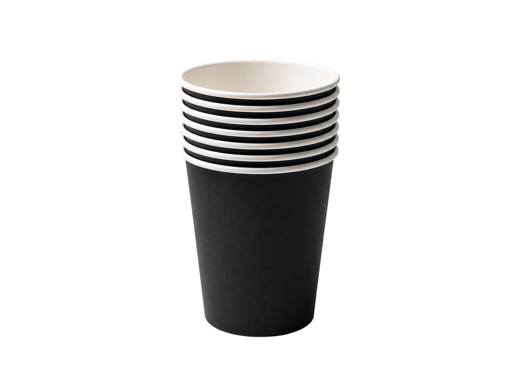 500ml Black Single Wall Paper Cup