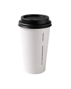 Bio 500ml White Single Wall Cup