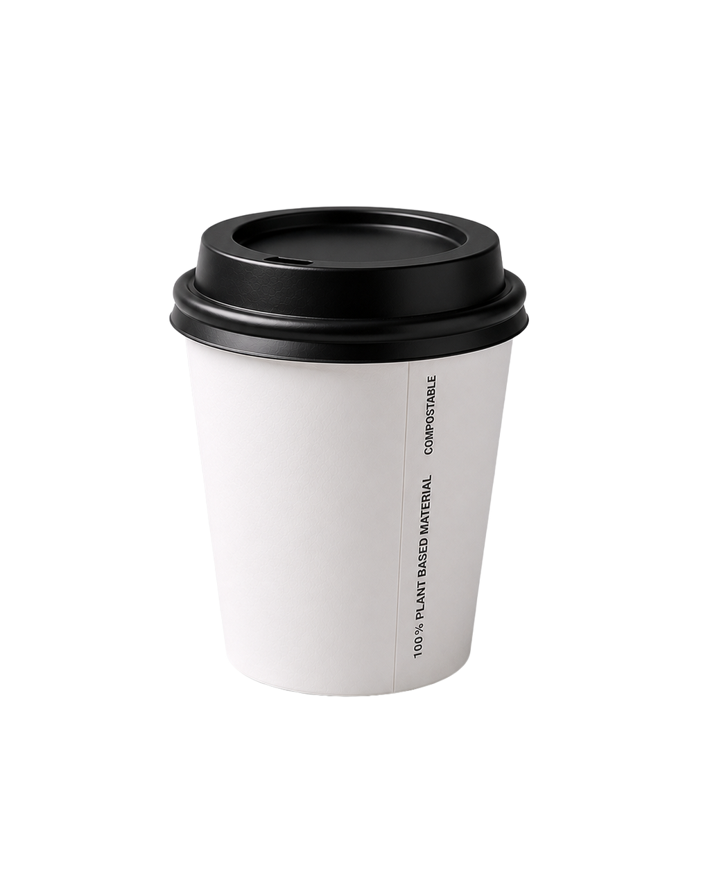 Bio 250ml White Single Wall Cup