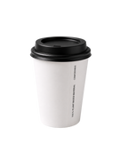 Bio 350ml White Single Wall Cup